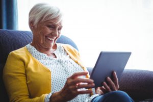 Woman with Tablet