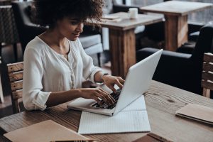 Woman with Laptop