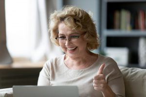 Woman with Laptop